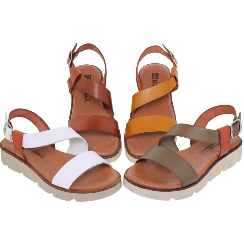 166BLU/364 · SANDALIA SEÑORA PIEL