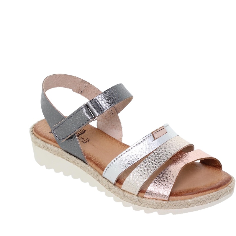 2898BLU/68 · SANDALIA SEÑORA PIEL