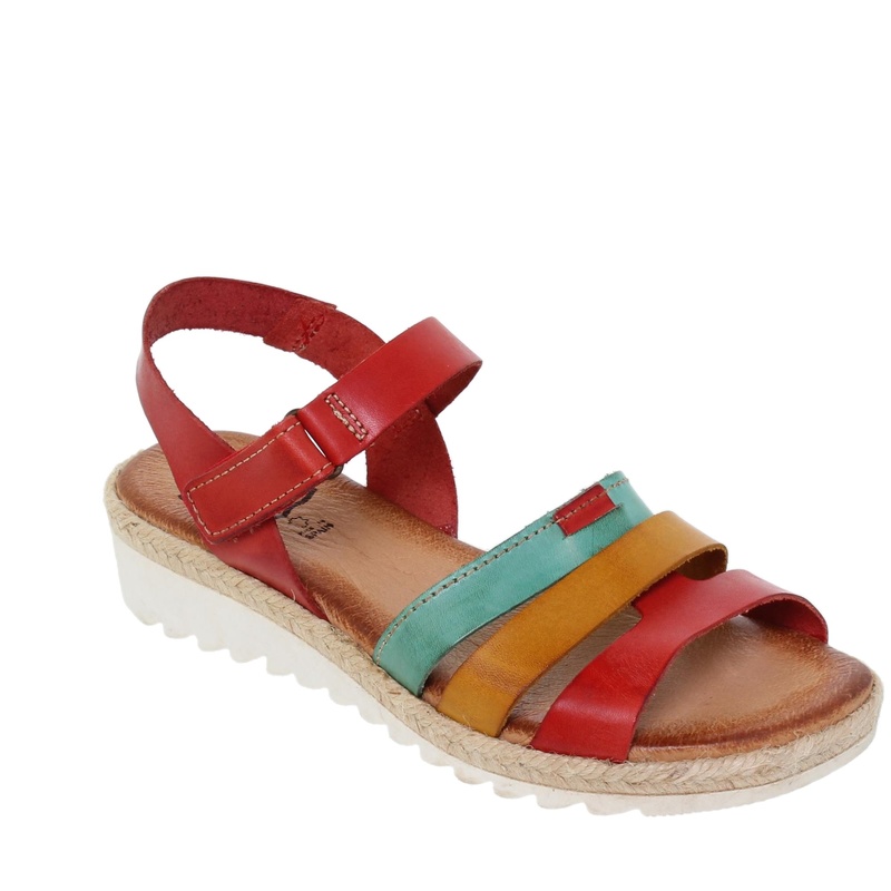 2898BLU/68 · SANDALIA SEÑORA PIEL