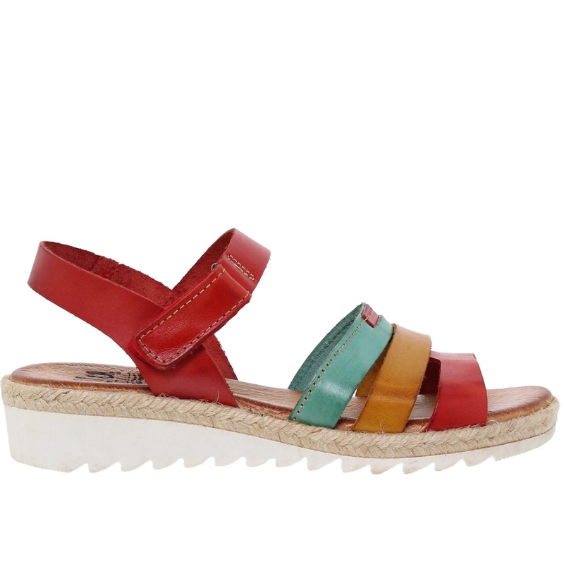 2898BLU/68 · SANDALIA SEÑORA PIEL