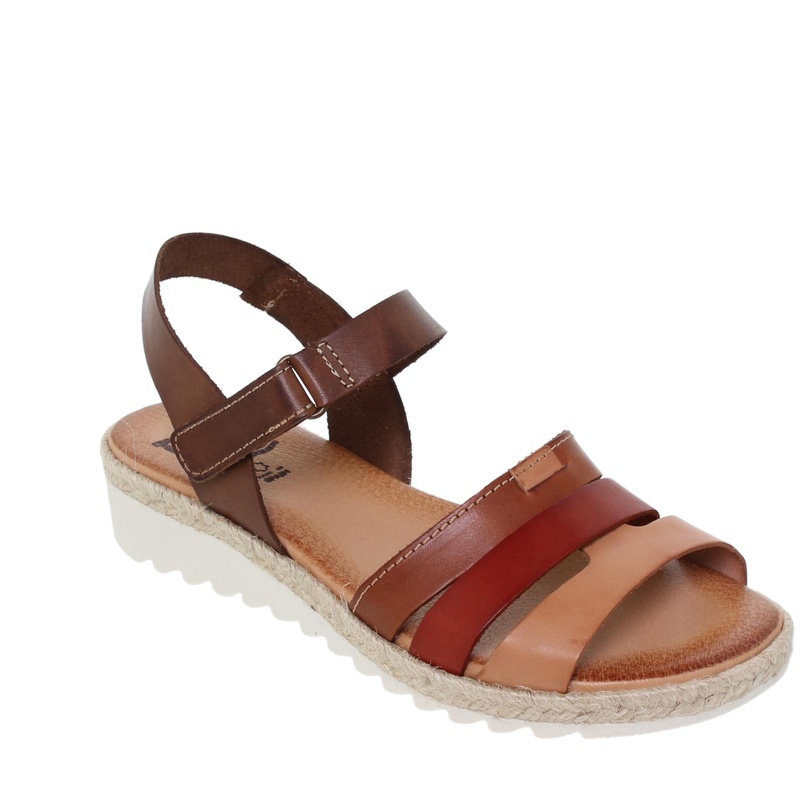 2898BLU/68 · SANDALIA SEÑORA PIEL