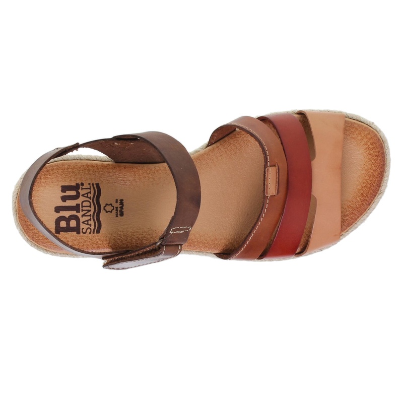 2898BLU/68 · SANDALIA SEÑORA PIEL