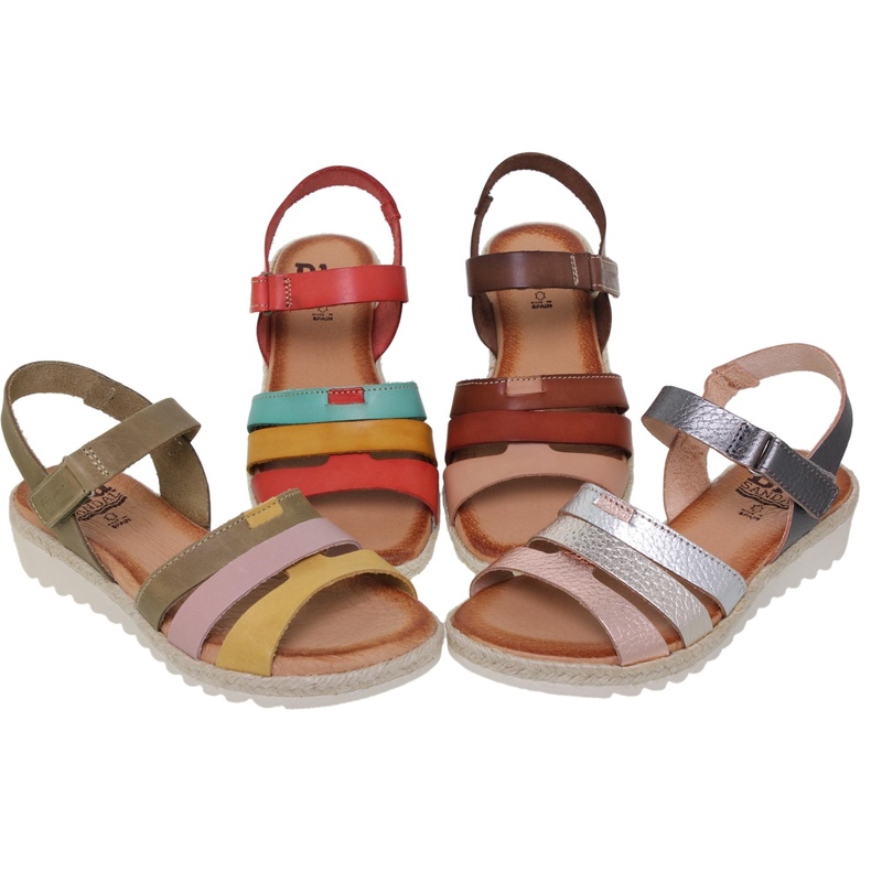 2898BLU/68 · SANDALIA SEÑORA PIEL