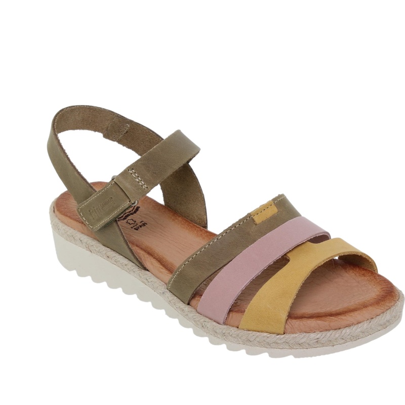 2898BLU/68 · SANDALIA SEÑORA PIEL