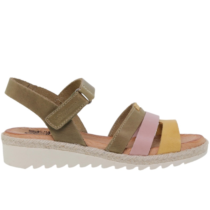 2898BLU/68 · SANDALIA SEÑORA PIEL