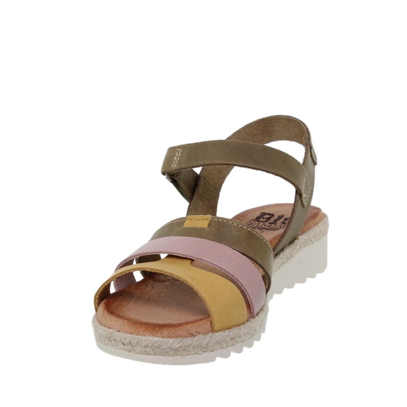 2898BLU/68 · SANDALIA SEÑORA PIEL