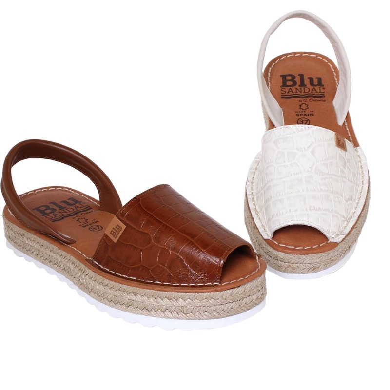 9300BLU/136 · SANDALIA SEÑORA PIEL