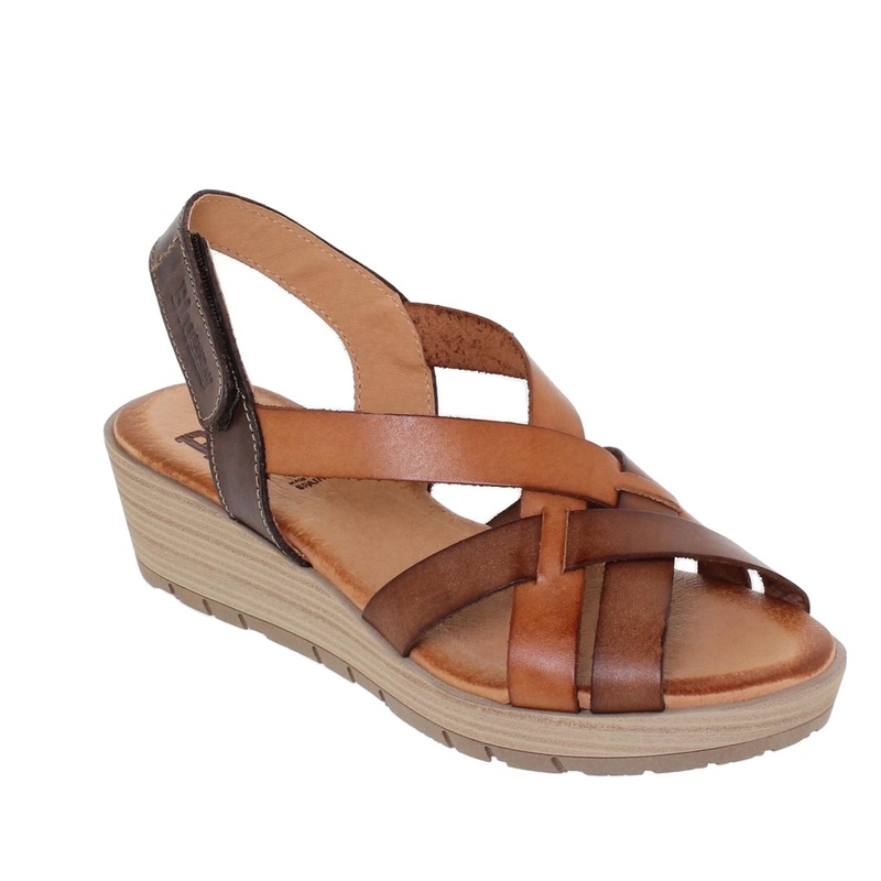3104BLU/68 · SANDALIA SEÑORA PIEL