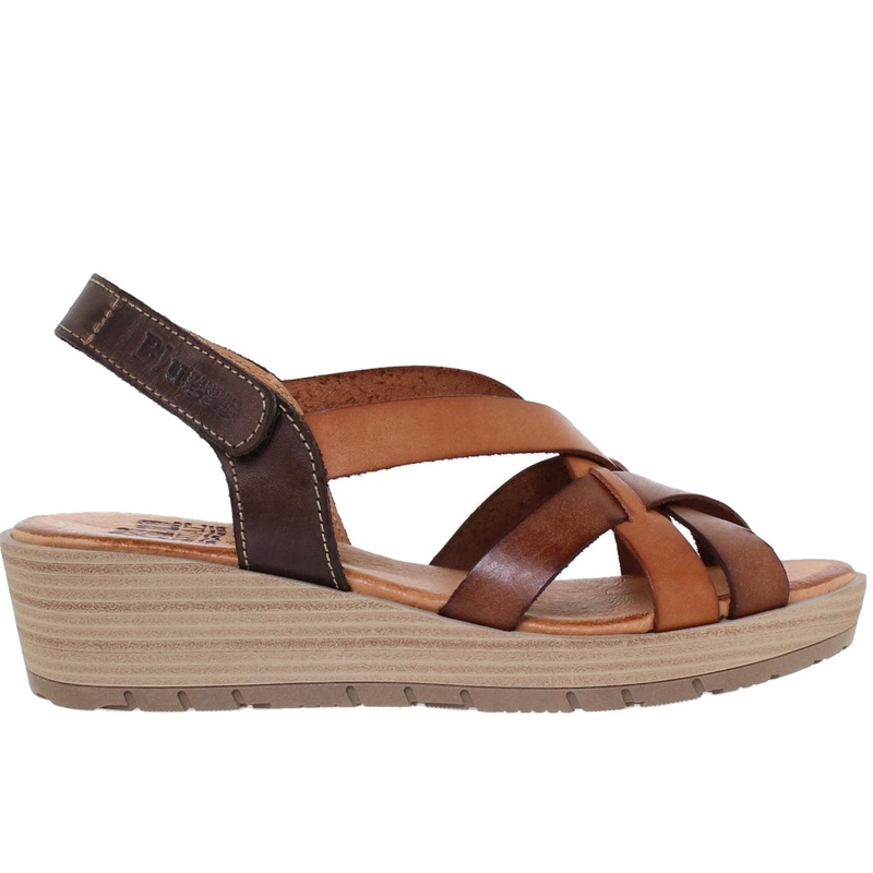 3104BLU/68 · SANDALIA SEÑORA PIEL