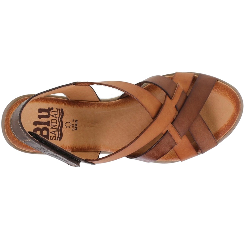 3104BLU/68 · SANDALIA SEÑORA PIEL