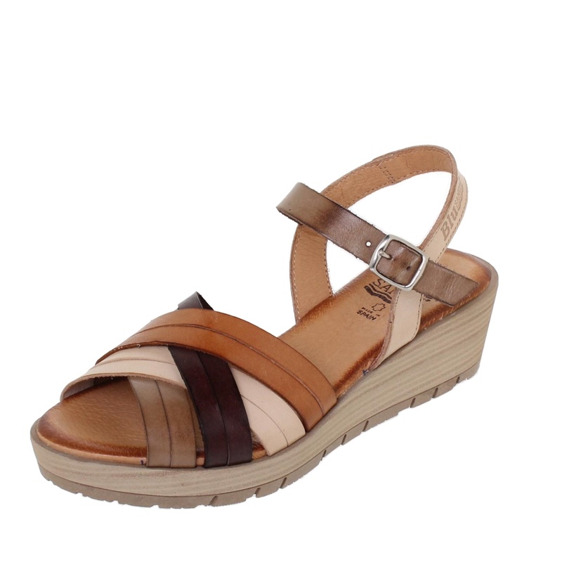 3106BLU/68 · SANDALIA SEÑORA PIEL
