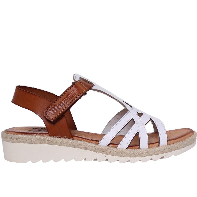 2896BLU/68 · SANDALIA SEÑORA PIEL