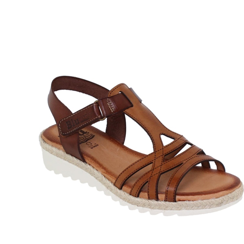 2896BLU/68 · SANDALIA SEÑORA PIEL