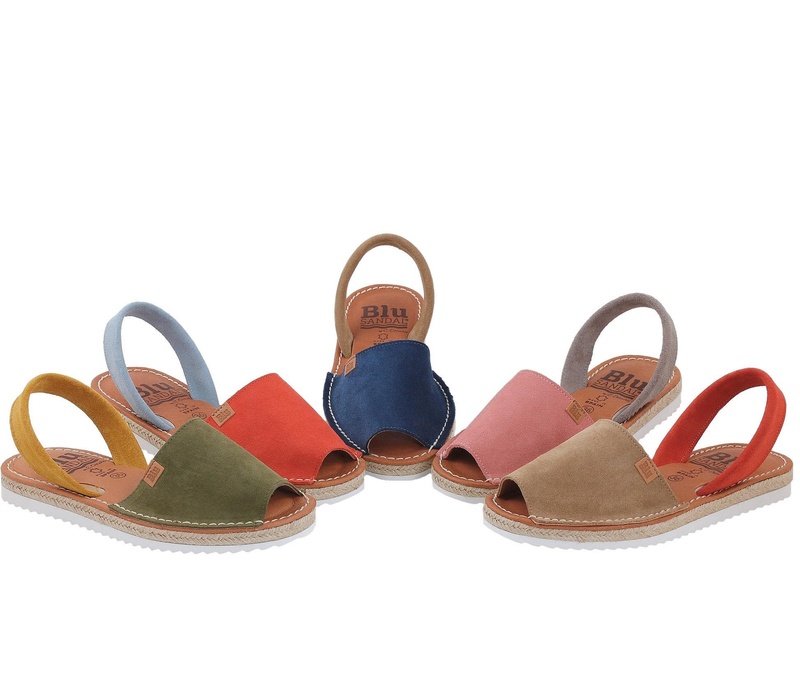 15202BLU/136 · SANDALIA SEÑORA PIEL