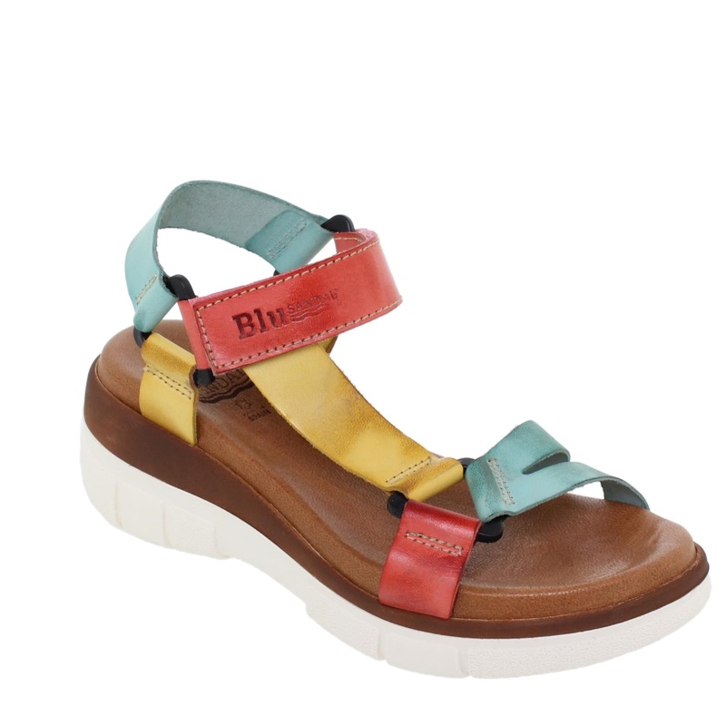 54322BLU/68 · SANDALIA SEÑORA PIEL