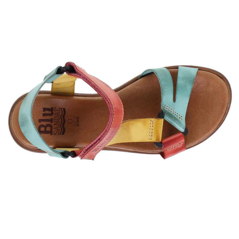 54322BLU/68 · SANDALIA SEÑORA PIEL