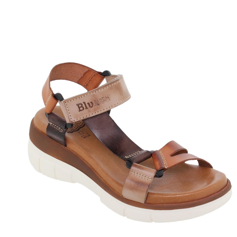 54322BLU/68 · SANDALIA SEÑORA PIEL