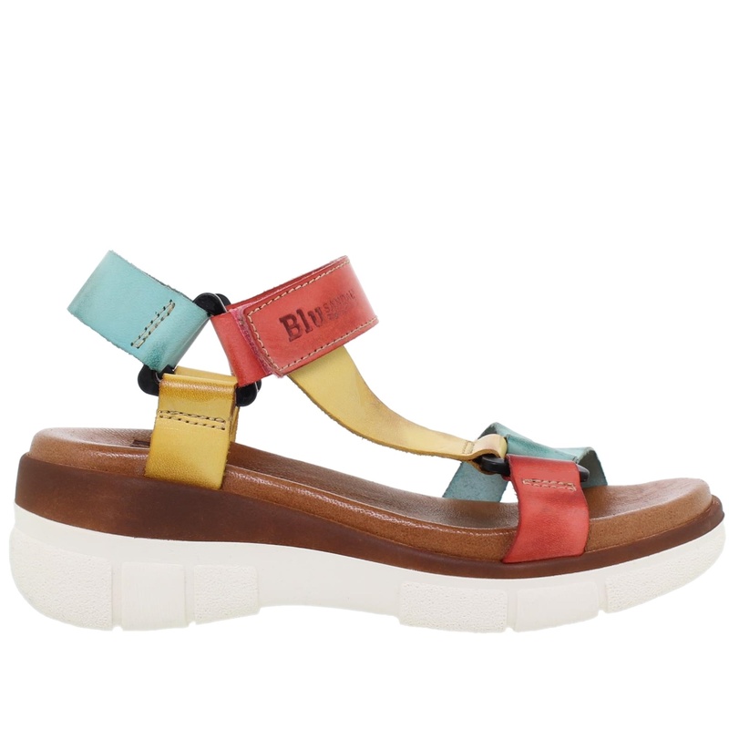 54322BLU/68 · SANDALIA SEÑORA PIEL