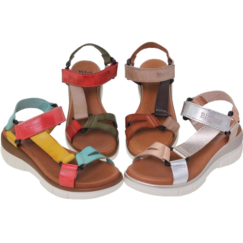 54322BLU/68 · SANDALIA SEÑORA PIEL