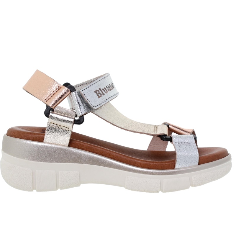 54322BLU/68 · SANDALIA SEÑORA PIEL