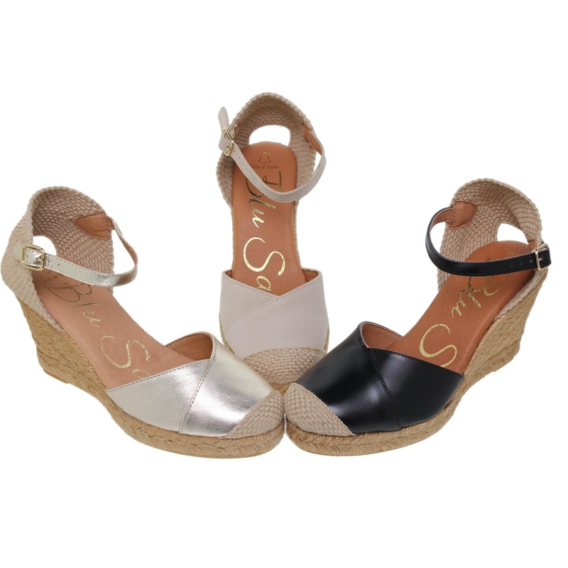 1502BLU/328 · SANDALIA SEÑORA PIEL