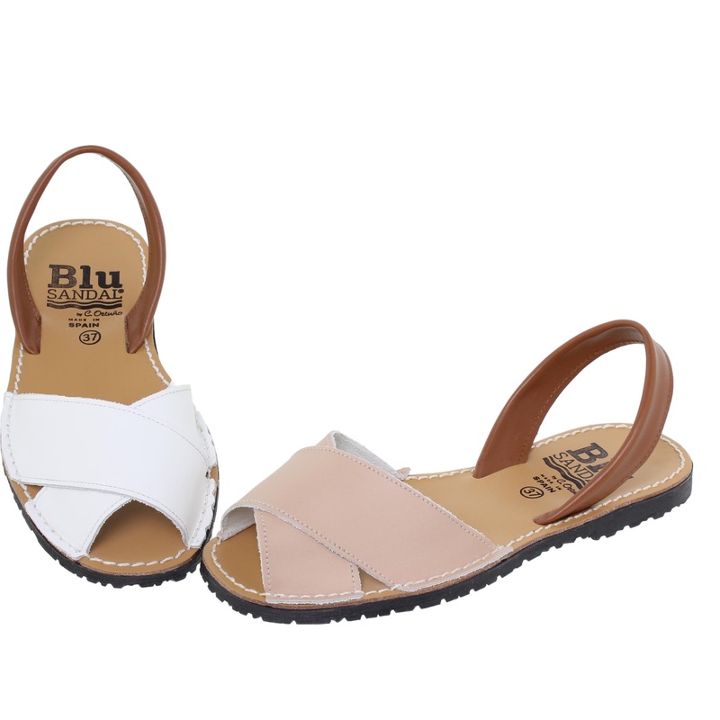 394BLU/136 · SANDALIA SEÑORA PIEL