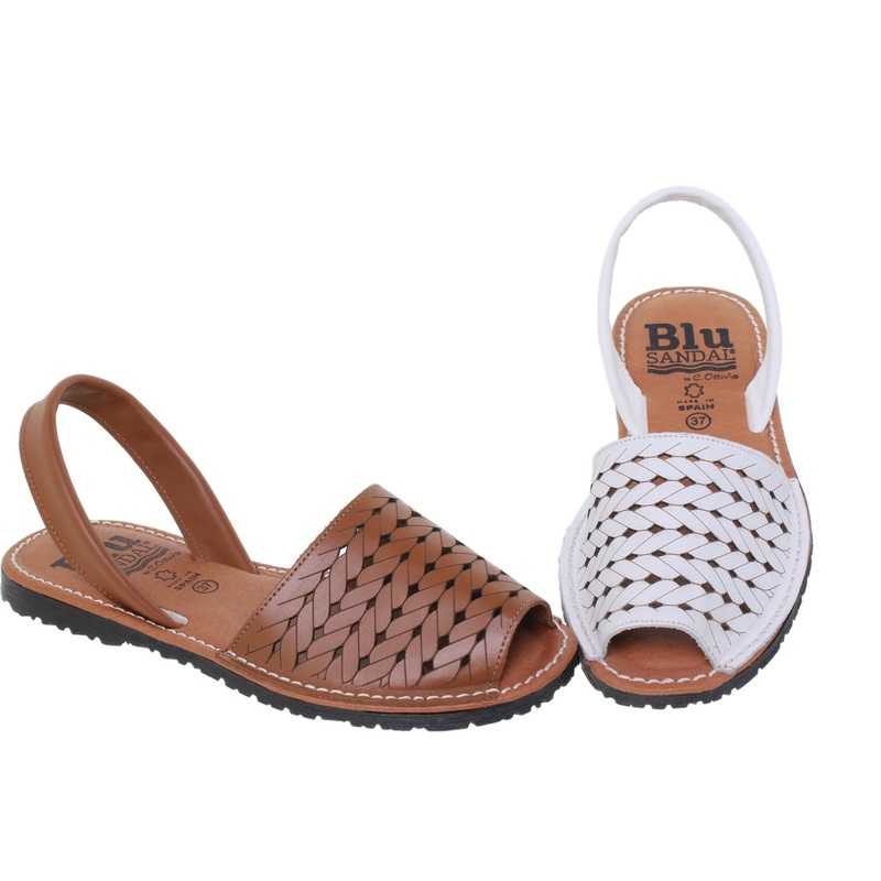 2489BLU/136 · SANDALIA SEÑORA PIEL