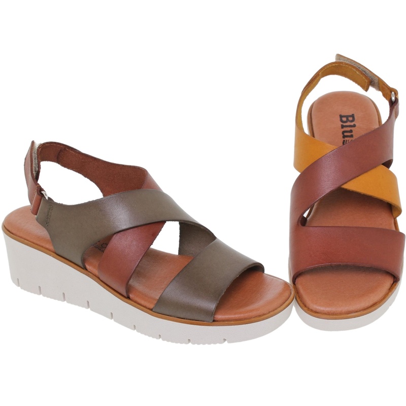 23530BLU/364 · SANDALIA SEÑORA PIEL