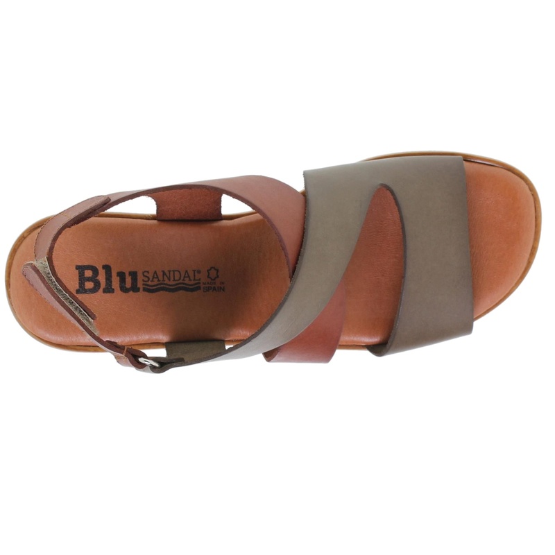 23530BLU/364 · SANDALIA SEÑORA PIEL