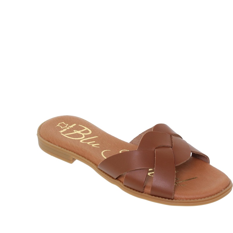 1601BLU/328 · SANDALIA SEÑORA PIEL
