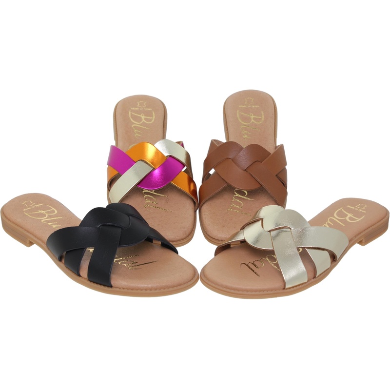 1601BLU/328 · SANDALIA SEÑORA PIEL
