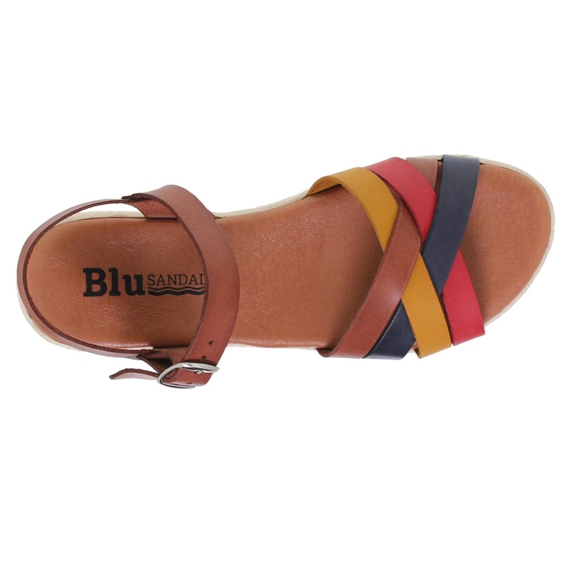 235BLU/364 · SANDALIA SEÑORA PIEL