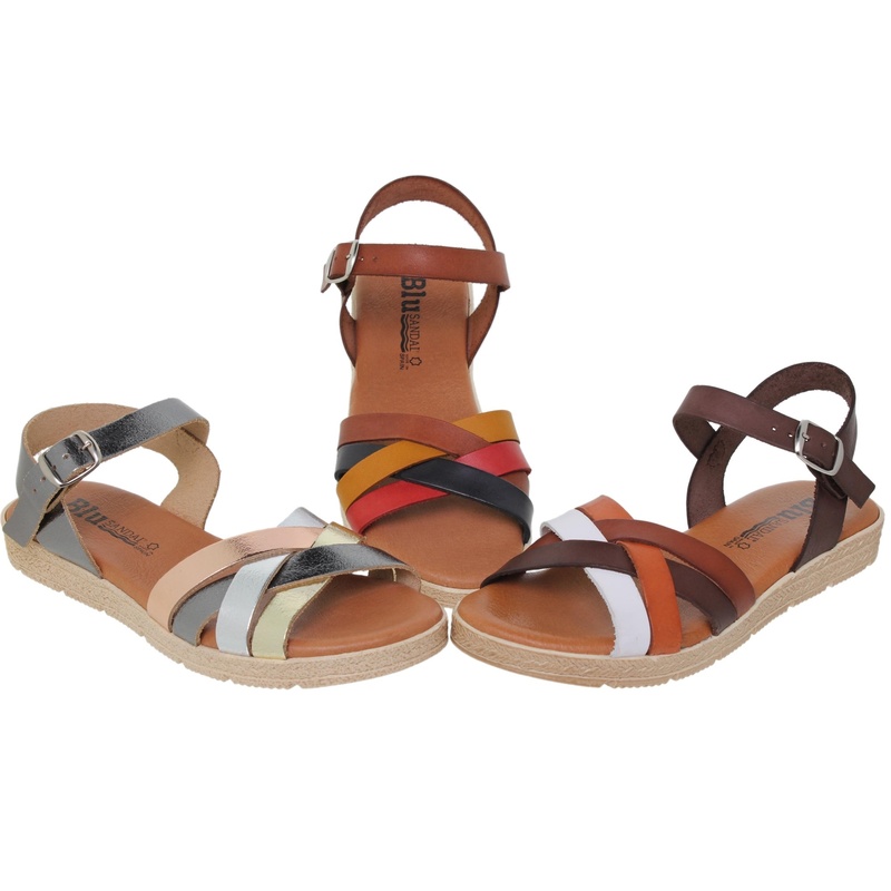 235BLU/364 · SANDALIA SEÑORA PIEL