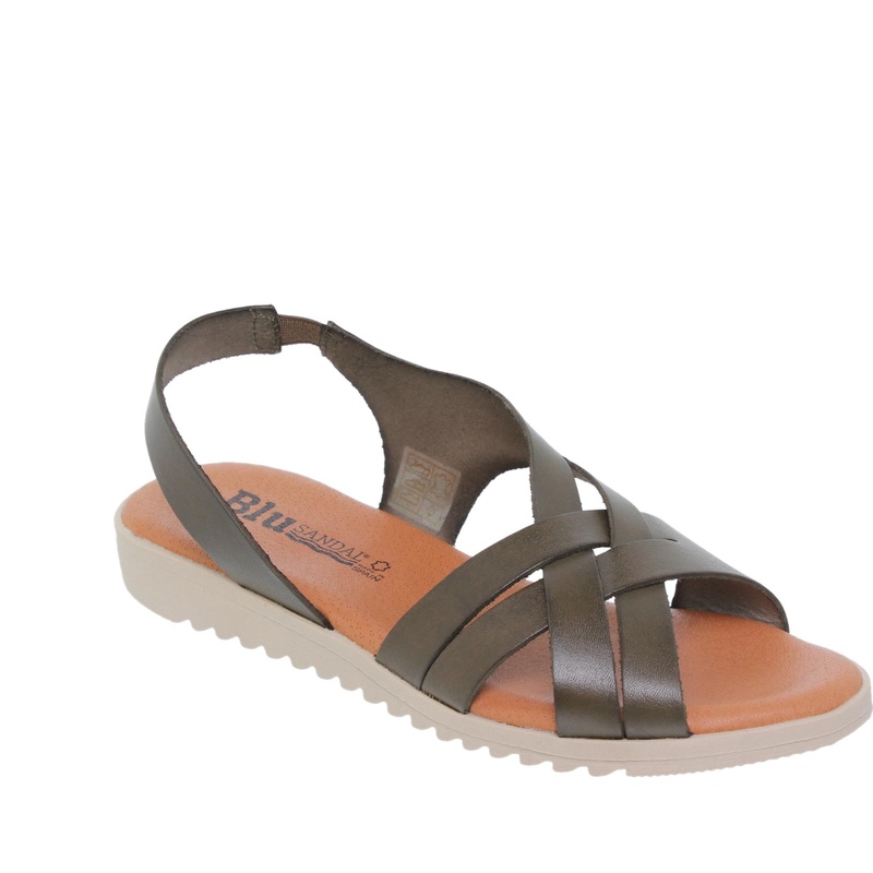 24925BLU/364 · SANDALIA SEÑORA PIEL