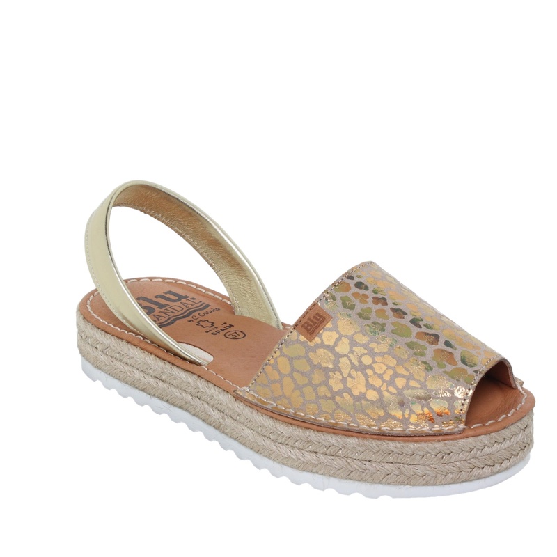 9506BLU/136 · SANDALIA SEÑORA PIEL