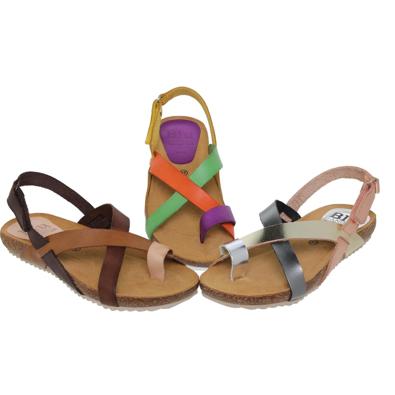 8300BLU/68 · SANDALIA SEÑORA PIEL