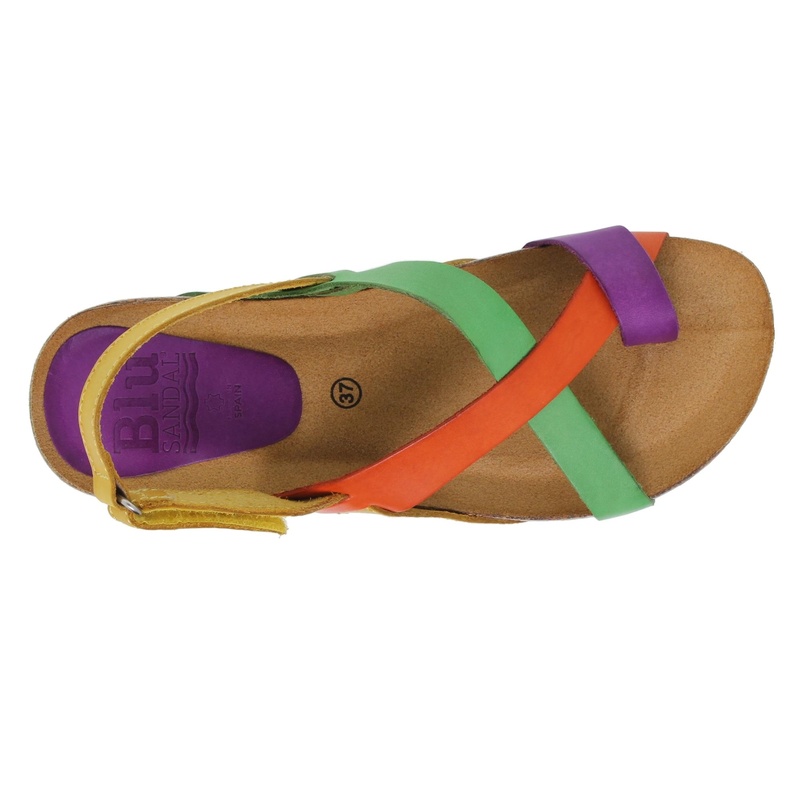8300BLU/68 · SANDALIA SEÑORA PIEL