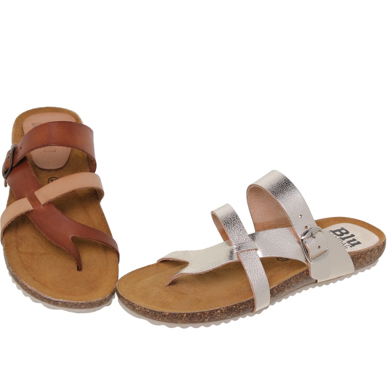 8930BLU/68 · SANDALIA SEÑORA PIEL