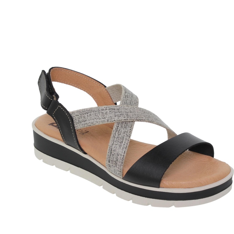 21501BLU/68 · SANDALIA SEÑORA PIEL