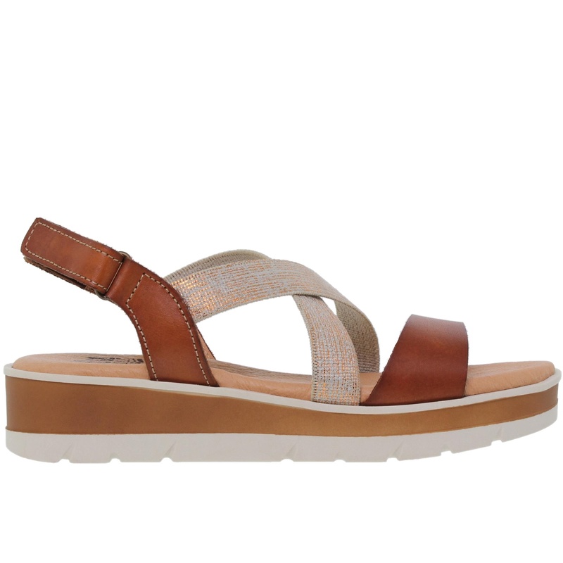 21501BLU/68 · SANDALIA SEÑORA PIEL