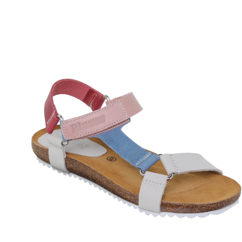 879BLU/68 · SANDALIA SEÑORA PIEL