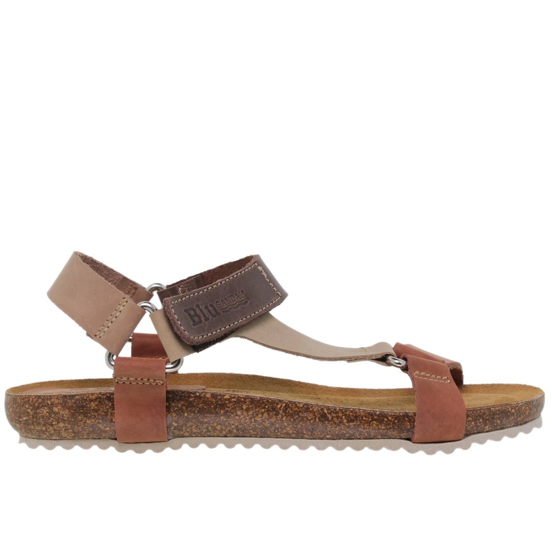 879BLU/68 · SANDALIA SEÑORA PIEL