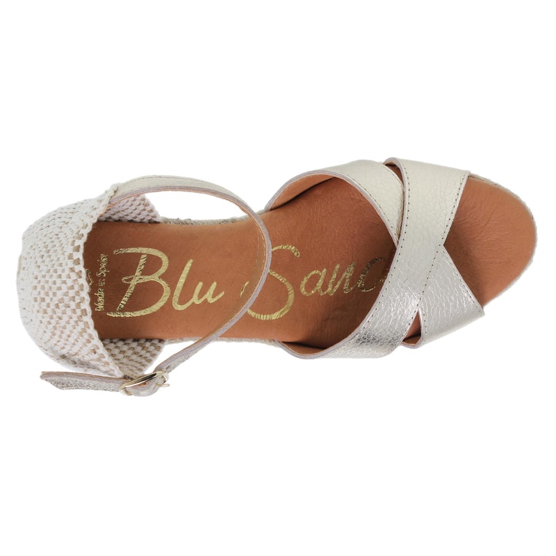 2402BLU/328 · SANDALIA SEÑORA PIEL