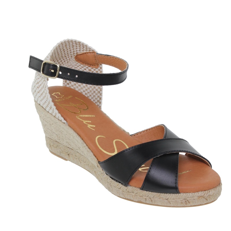 2402BLU/328 · SANDALIA SEÑORA PIEL