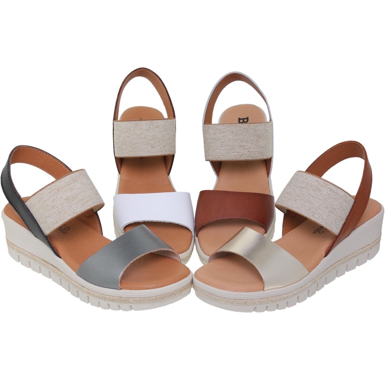 1260BLU/404 · SANDALIA SEÑORA PIEL