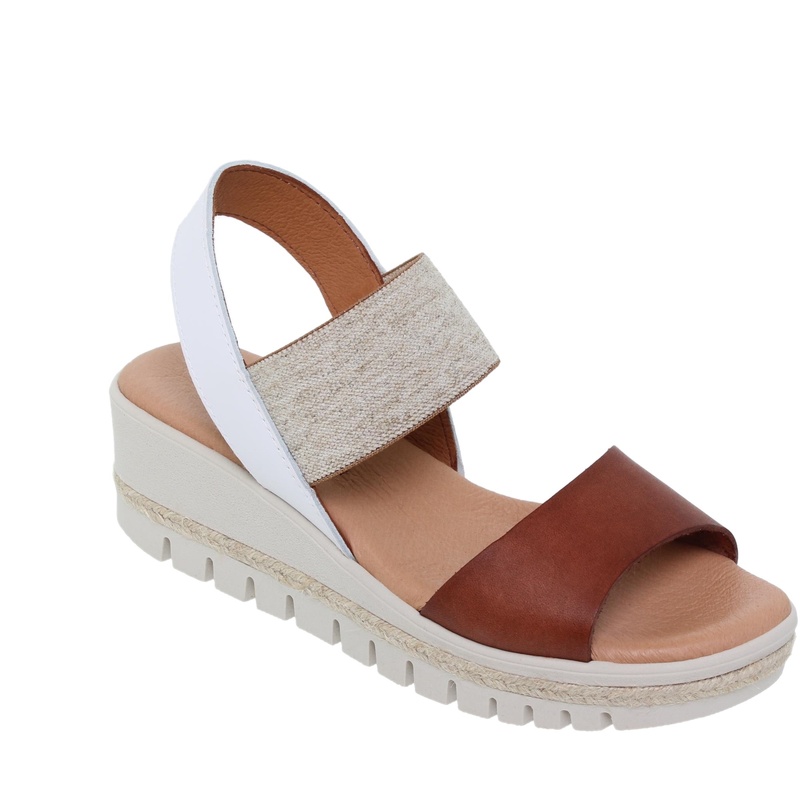 1260BLU/404 · SANDALIA SEÑORA PIEL
