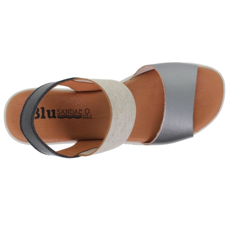 1260BLU/404 · SANDALIA SEÑORA PIEL