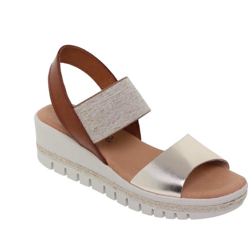 1260BLU/404 · SANDALIA SEÑORA PIEL