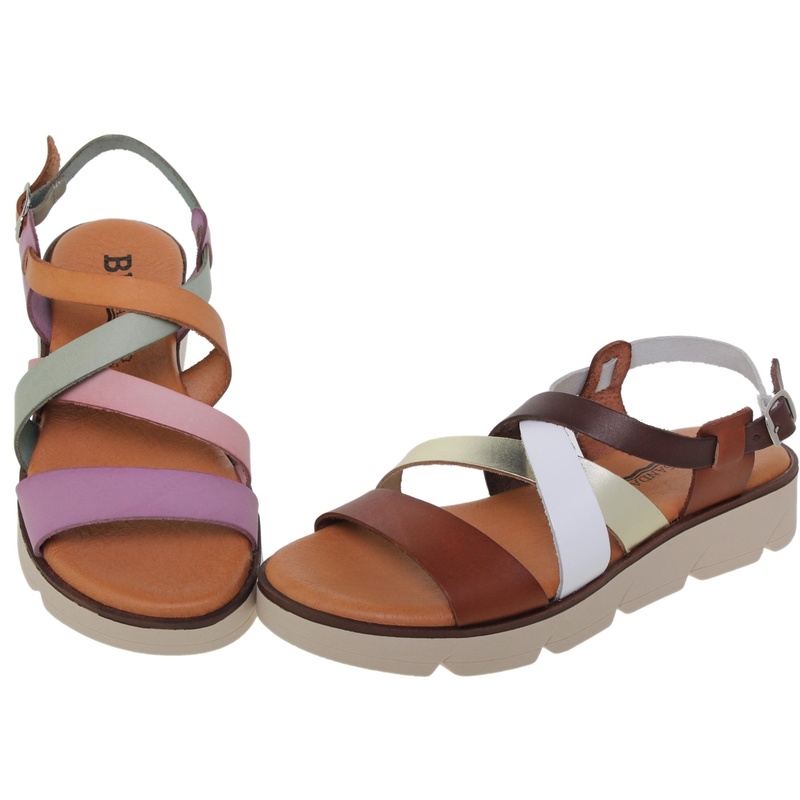 24106BLU/404 · SANDALIA SEÑORA PIEL
