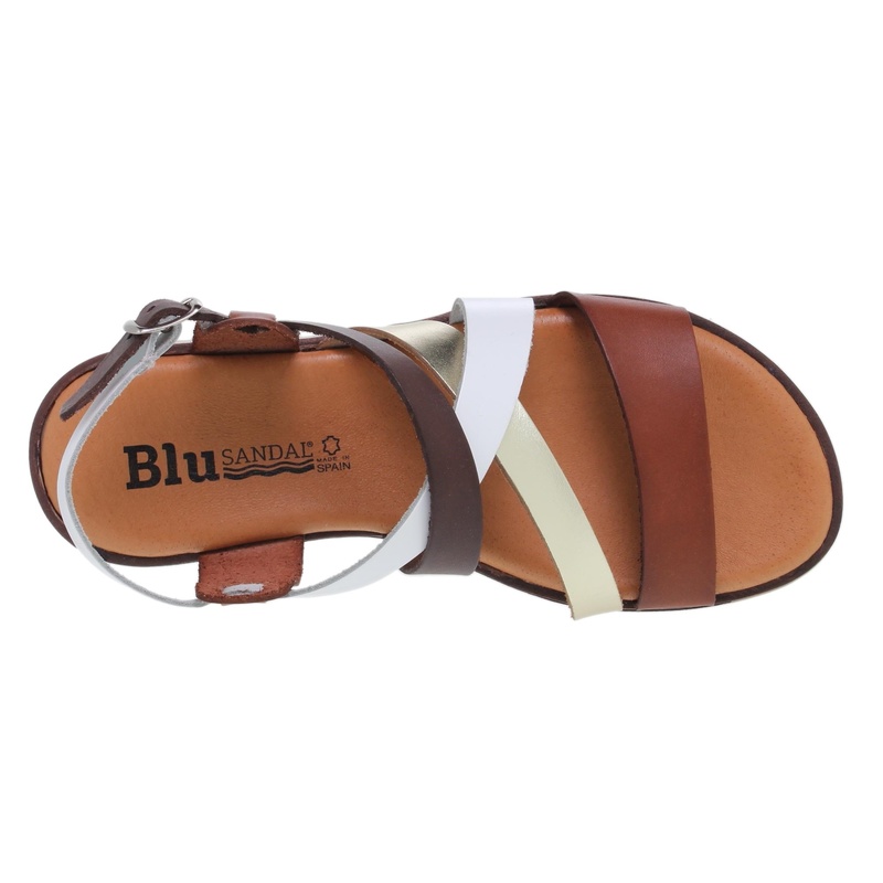 24106BLU/404 · SANDALIA SEÑORA PIEL